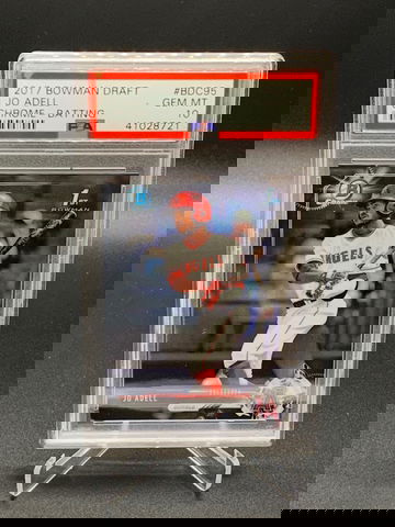 2017 Jo Adell 1st Bowman Chrome Draft Batting PSA 10