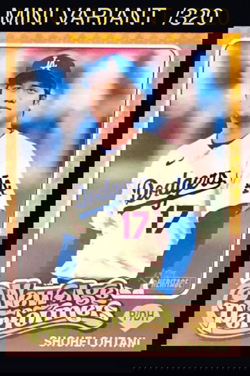 Shohei Ohtani 2024 Topps Heritage New Age Performers Mini Variant SP /320!