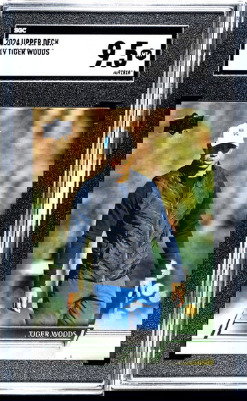 2024 Upper Deck Golf Tiger Woods #19 SGC 9.5