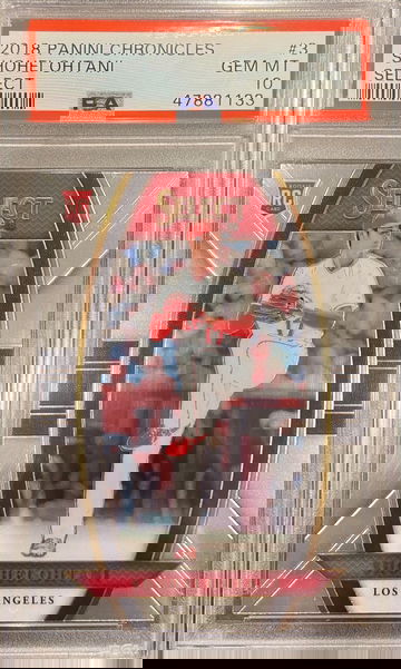 2018 Select Chronicles Shohei Ohtani ROOKIE RC #3 PSA 10 GEM MINT ANGELS MVP