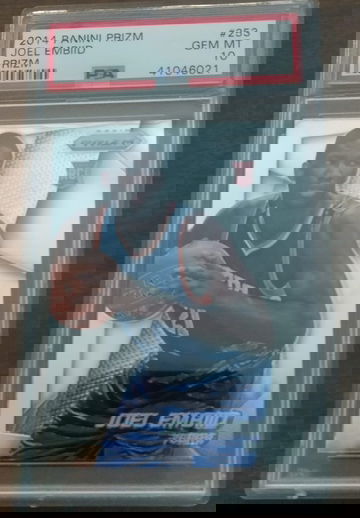 2014 Joel Embiid Prizm Base PSA 10