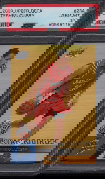 Stephen Curry 2009 Upper Deck Rookie #234 PSA 10 GEM MINT