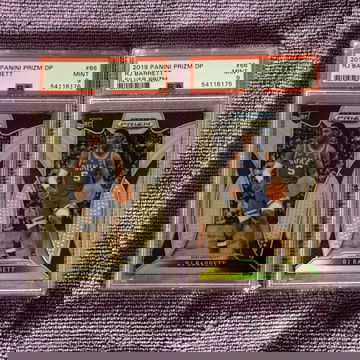 2019 Prism RJ Barrett PSA 9 Silver prism and base 2 card lot