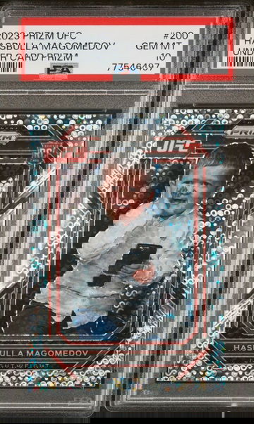 Hasbulla Magomedov 2023 Prizm UFC Undercard Prizm PSA 10