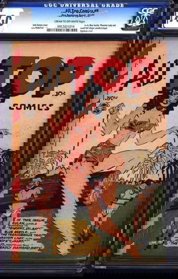 All Top Comics #8 (1947) CGC 7.0 -- Jack Kamen bondage cover; Phantom Lady