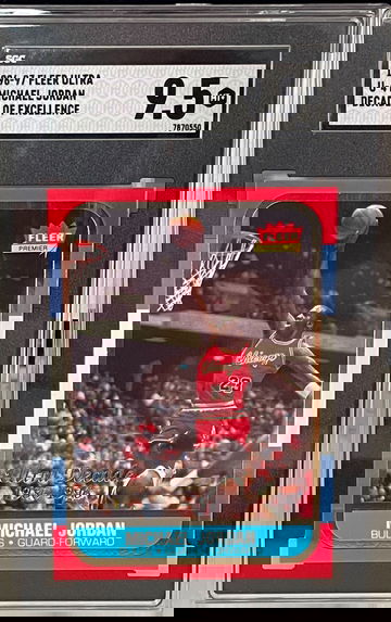 1996 Fleer Ultra Michael Jordan Decade of Excellence SGC 9.5