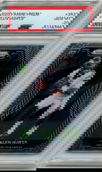 2020 Panini Prizm #343 Jalen Hurts RC PSA 10 Gem Mint Eagles