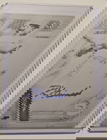 2019 Bowman Draft Rece Hinds 1/1 Black Printing Plate 1st Auto Reds