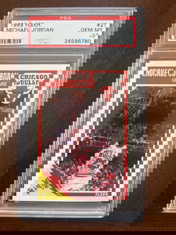1989 Fleer #21 Michael Jordan PSA 10