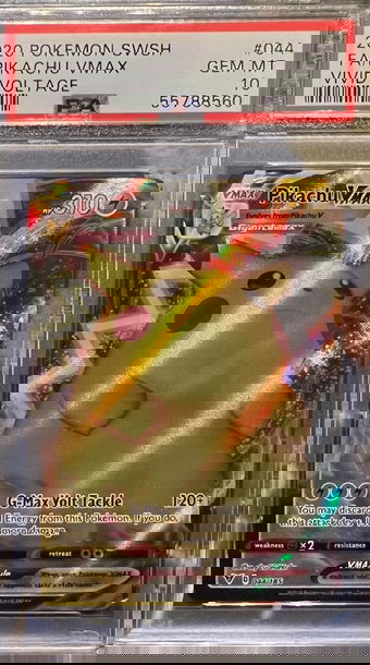 Pokémon Vivid Voltage Pikachu VMAX PSA 10