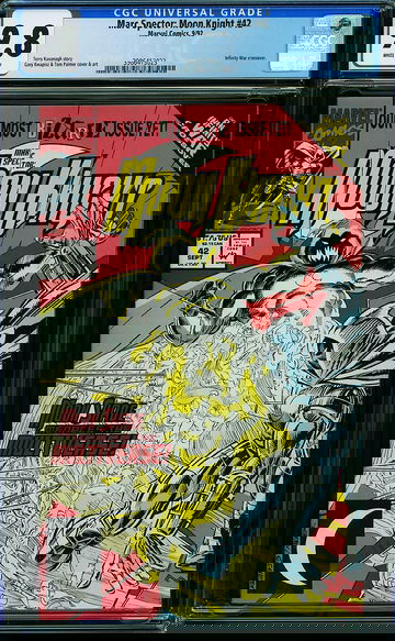 MARC SPECTOR: MOON KNIGHT #42, CGC 9.8 NM/MT