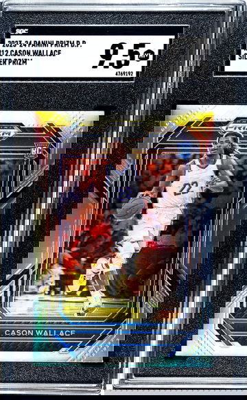 2023-24 Panini Prizm Draft Picks #12 Cason Wallace Silver Prizm SGC 9.5