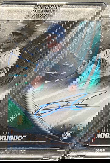 Julio Rodriguez 2022 Topps Tek Clearly /99 Auto