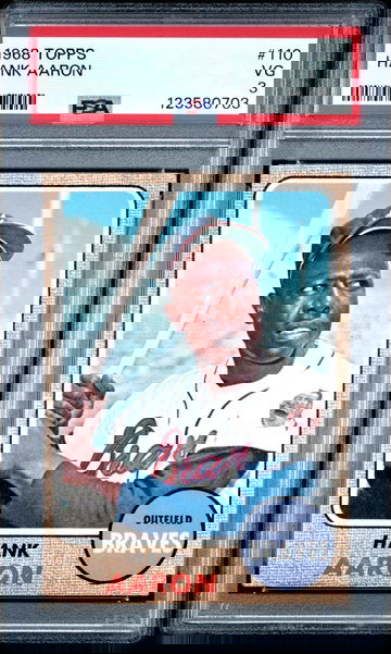 1968 Topps Hank Aaron #110 PSA 3