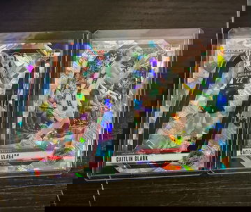 2024 PRIZM WNBA CAITLIN CLARK ROOKIE CRACKED ICE LOT 2