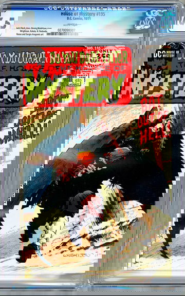 HOUSE OF MYSTERY #195 CGC 6.5 *1ST SWAMP THING PROTOTYPE* BERNIE WRIGHTSON 1971