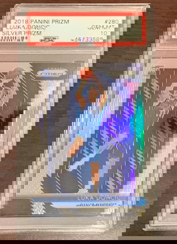 2018 Prizm Luka Doncic Silver PSA 10