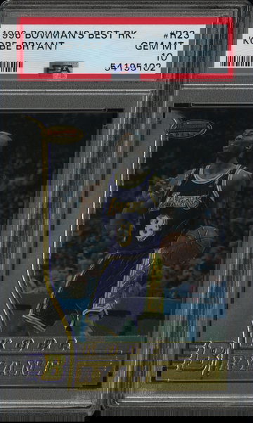 1996 Bowman's Best Kobe Bryant PSA 10 #R23