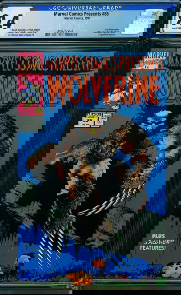 MARVEL COMICS PRESENTS #85, CGC 9.4 NM