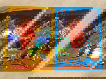 Tony Bland RC LOT 2005 Topps Chrome Gold Refractor /99 & Blue Xfractor/ 90