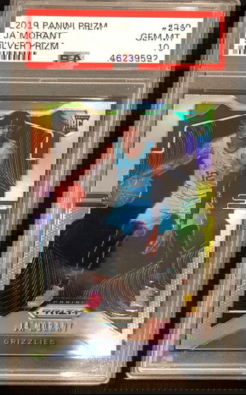 Ja Morant Prizm Silver 249 GEM MINT PSA 10