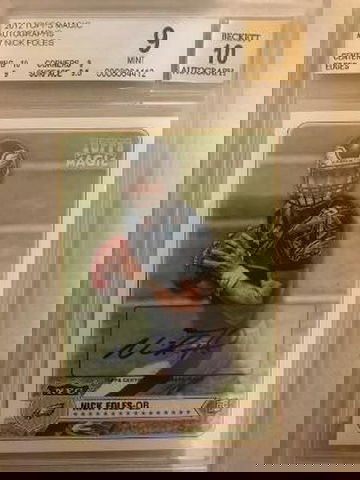 2012 Nick Foles Topps Magic Auto