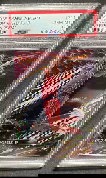 2019 Kevin Porter Jr. Panini Select Zebra Prizm PSA 10