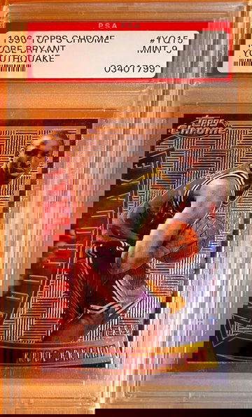 1996 Topps Chrome Kobe Bryant Rookie Youthquake 