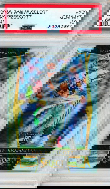 Dak Prescott 2016 Panini Select Prizm Silver #70 PSA 10 Gem Mint