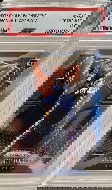 2019 Zion Williamson Panini Prizm PSA 10 Rookie