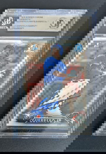 Vladimir Guerrero Jr 2016 Bowman Chrome 1st Autograph! BAS Authenticated/slabbed 
