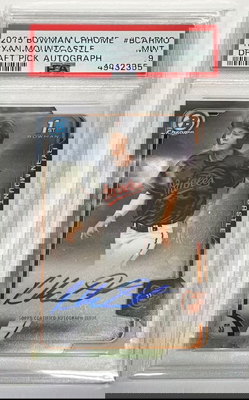 2015 Bowman Chrome Ryan Mountcastle Autograph PSA Mint 9