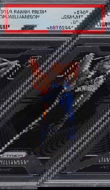 2019 Panini Prizm Zion Williamson ROOKIE RC #248 PSA 10