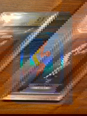 Prizm Blue Lonzo Ball Rookie RC BGS 9.5