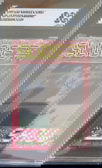 1999 Leaf R&S Peyton Manning Slideshow /100 SGC 8