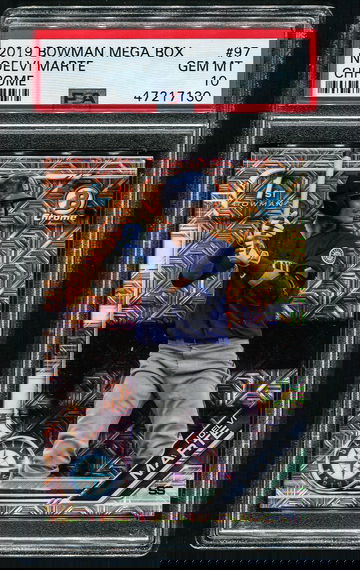 2019 Bowman Chrome Noelvi Mayte Mega Box PSA 10 Gem Mint
