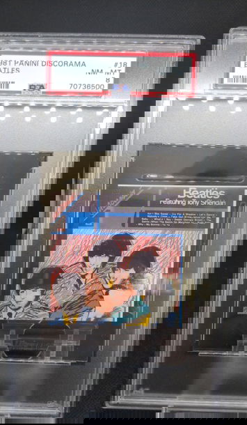 1981 Panini Discorama #18 The Beatles PSA 8