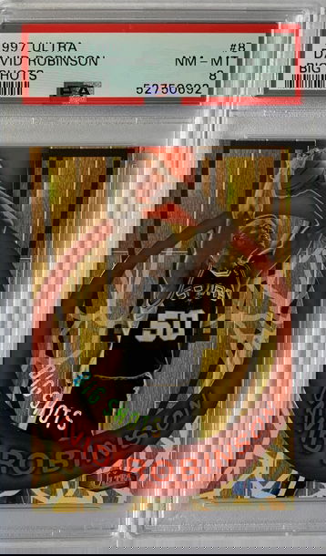 1997 Ultra David Robinson Big Shots PSA 8 #8 