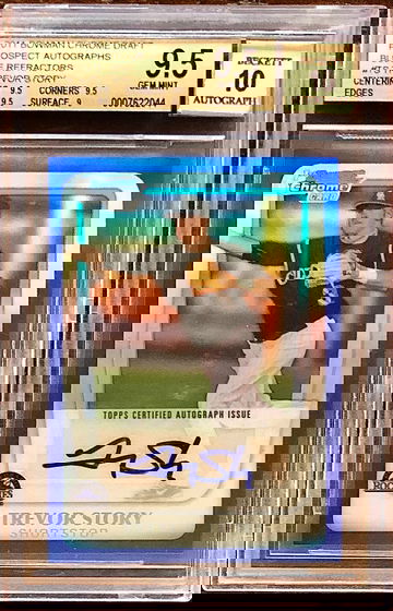 2011 Bowman Chrome Trevor Story Blue Refractor Auto #/150 BGS Gem 9.5/10