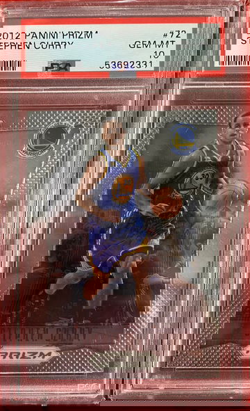 2012 Prizm Stephen Steph Curry PSA 10 