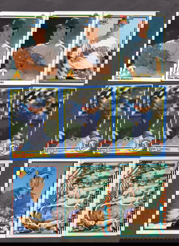 1989-91 Tino Martinez Rookie RC Lot (16) Nice Variety Yankees Mariners