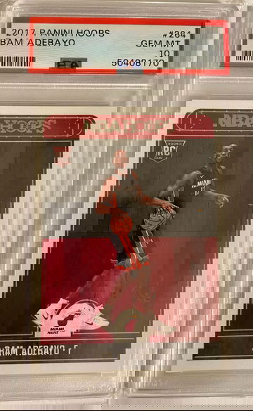 2017 Panini Hoops Bam Adebayo PSA 10 Rookie Card