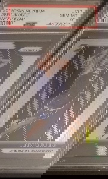 2018 Panini Prizm Josh Okogie #37 Silver PSA 10