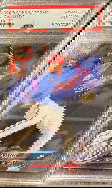 2018 Topps Chrome Juan Soto PSA 10