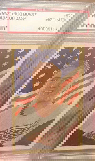 1963-64 Parkhurst Norm Ullman PSA 8