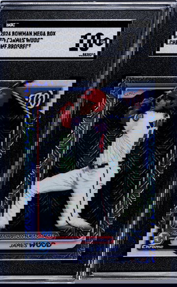 2024 Bowman Mega Box #BCP-91 James Wood Chrome Prospect SGC 10