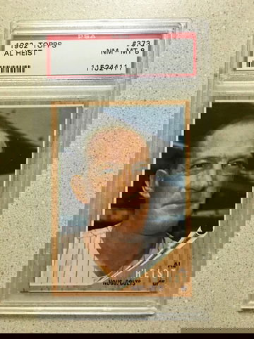 1962 Topps #373 Al Heist PSA 8 NM-MT COLTS