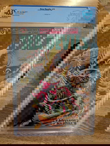 1961 DC Sea Devils #2 CBCS GRaded 4.0 Gray Tone Cover