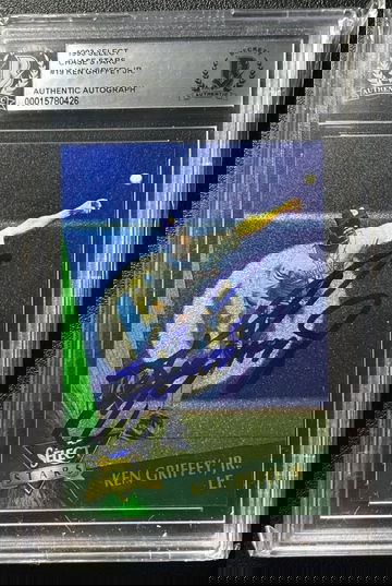 1993 Select Stars Dufex Ken Griffey Jr BGS Auto Signed