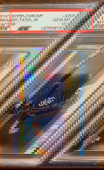 2019 Topps Chrome Fernando Tatis Jr. Silver Refractor Holo Rookie PSA 10